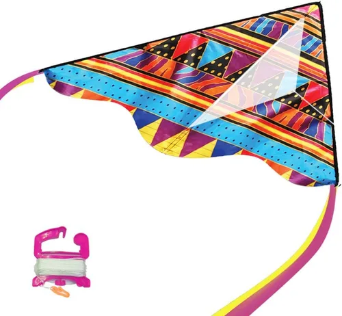 Vista 2 de WindNSun Wind Delta - Cometa de nailon, color azor, 48 pulgadas de ancho