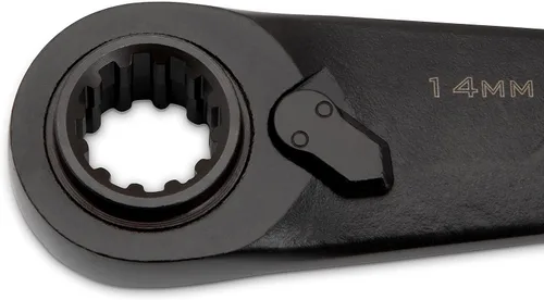 Vista 2 de Crescent CX6DBM2 - Juego de llaves métricas de trinquete de óxido negro 4 en 1 de 2 piezas X6 (paquete de 12)