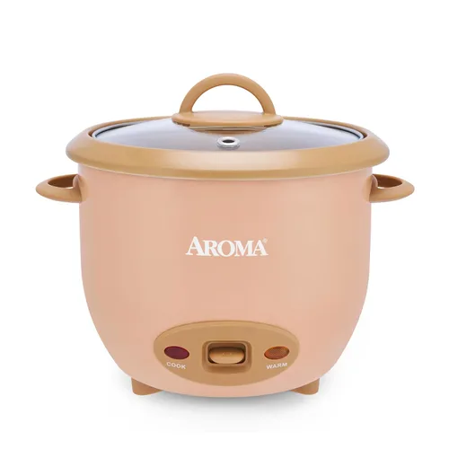Vista 9 de AROMA® Olla arrocera One-Touch de 6 tazas (cocidas) estilo olla con superficie cerámica antiadherente libre de PFAS CoreCoat™ (1.5 cuartos de galón)