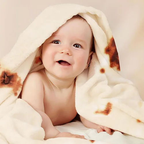 Vista 5 de SeaRoomy Manta Burrito para Bebé, Manta Envolvente de Tortilla para Bebé, Mantas Suaves y Redondas de Burrito Tortilla para Niños y Niñas Recién