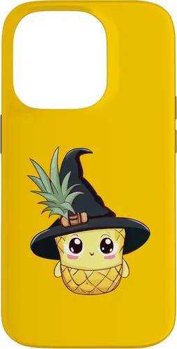 Vista 24 de Funda para iPhone 16 con diseño de piña para Halloween 2024
