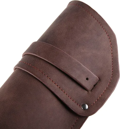 Vista 4 de HZMAN - Muñequera de piel medieval con brazalete 2