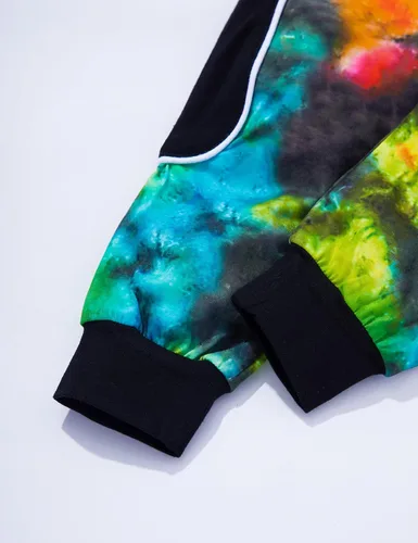 Vista 8 de KANGKANG Conjunto de sudadera de manga larga con estampado de letras para niños pequeños, conjunto de pantalones con estampado de dinosaurio