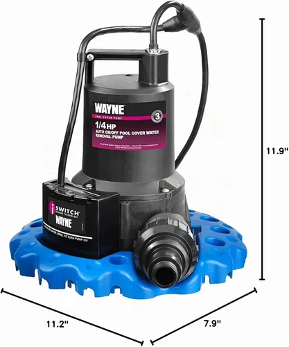 Vista 11 de WAYNE WAPC250 bomba automática de 1/4 HP de encendido/apagado para quitar el agua de la alberca