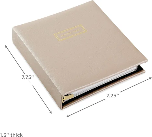 Vista 2 de Libreta de direcciones recargable Hallmark (Crema)
