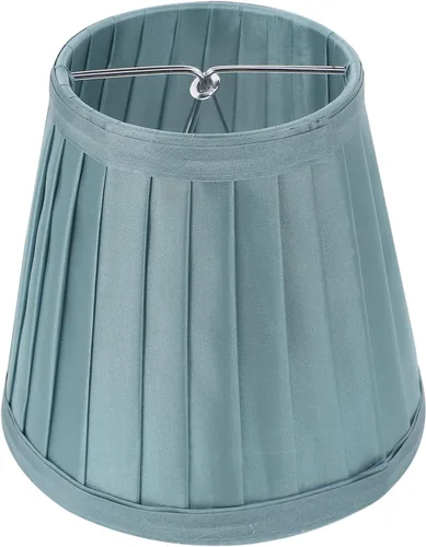 Vista 13 de Beaupretty Pantalla de lámpara pequeña para lámparas de mesa y luz de pie con clip de repuesto para pantalla de tela, cubierta de luz, color beige
