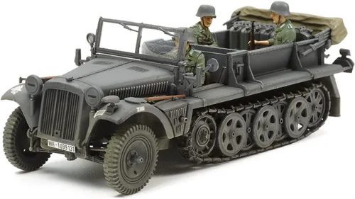 Vista 4 de Tamiya Modelos Alemanes 1 Ton Half-Track SD.KFZ.10 Kit