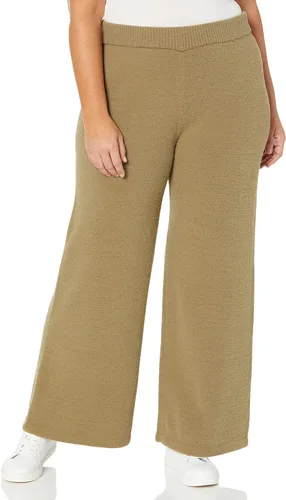 Vista 4 de The Drop Leo - Pantalones de suéter súper suaves sin cierre para mujer