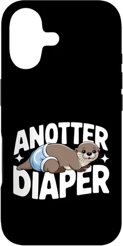 Vista 32 de Anotter Diapers - Funny Newborn Parents New Dad Mom Case for iPhone 16