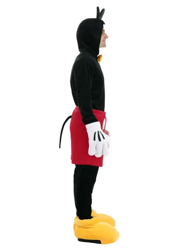 Vista 4 de Disfraz Deluxe de Mickey Mouse de Disney para Adultos Multicolor