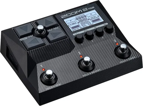 Vista 2 de Zoom G2X - Procesador de efectos de cuatro guitarras con más de 75 efectos y modelado de amplificadores, IR multicapa, Looper, patrones de ritmo