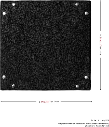Vista 8 de Oirlv Bandeja de cuero de alta calidad para hombre, organizador de joyas, almacenamiento de escritorio, carteras para llaves, teléfonos celulares