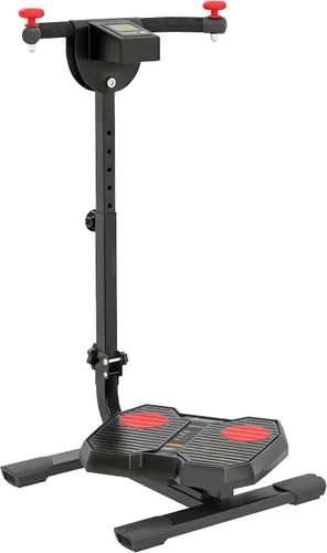 Vista 10 de Soozier Tabla Plegable de Torsión Abdominal para Adelgazamiento de Cintura con Pantalla que Muestra Tiempo, Calorías, Equipo de Entrenamiento