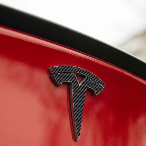 Vista 2 de IPG Compatible con Tesla Modelo 3 Juego de calcomanías (Set de 9 logotipos) Adhesivos para personalizar tu vehículo