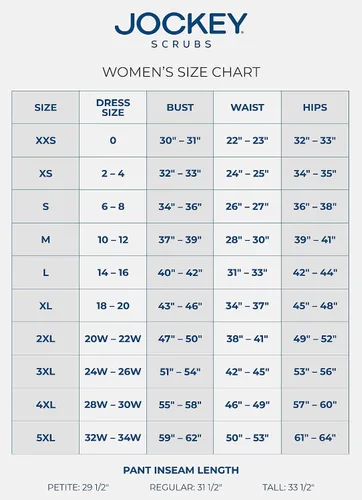 Vista 5 de Jockey 2249 - Pantalones médicos ajustados para mujer, XS