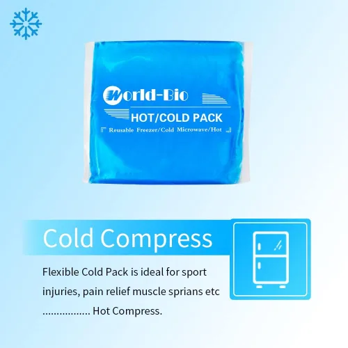 Vista 5 de Bolsas de hielo de gel grandes para lesiones, compresas reutilizables para aliviar el dolor, rehabilitación, paquete de gel de hielo cómodo, terapia