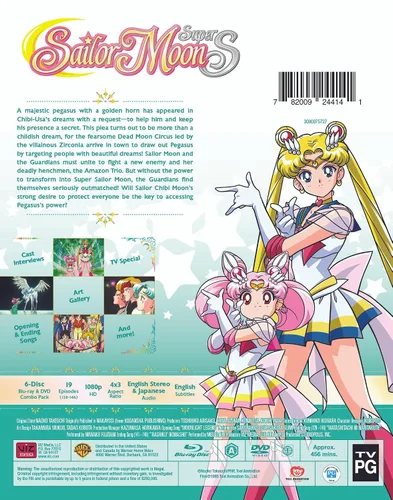 Vista 3 de Sailor Moon SuperS Part 1 (Season 4) (Standard BDDVD Combo Pack) Blu-ray