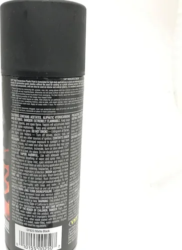 Vista 2 de VHT SP820 - Pintura plástica negra de alta temperatura, 11 onzas, paquete de 2