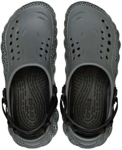 Vista 5 de Crocs Zuecos Echo Crackle gris pizarra para hombre