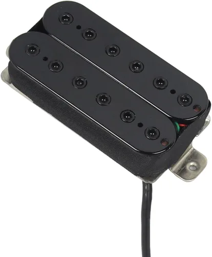 Vista 3 de FLEOR Pastillas de cuello para guitarra eléctrica Alnico 5 Humbucker de bobina doble - Negro