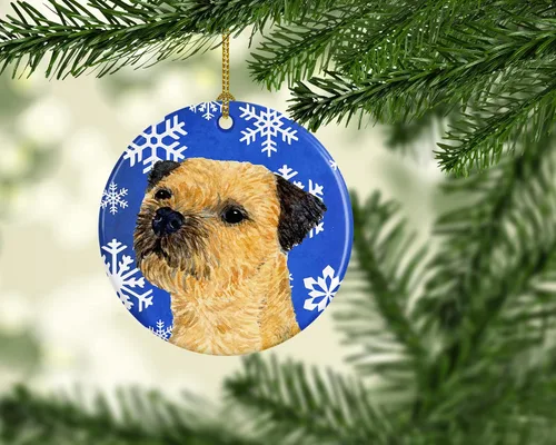 Vista 147 de Caroline's Treasures Cavalier Spaniel - Adorno de cerámica para colgar en el árbol de Navidad, para el hogar, Navidad, fiestas, regalo, 3 pulgadas