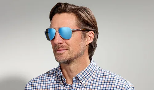 Vista 3 de Revo Gafas de sol Harrison: Lente de cristal polarizado con marco de navegador de metal