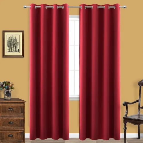 Vista 33 de KOUFALL Cortinas de Baño Aqua para Ventana, Juego de 2 Paneles Decoración Costera Cortinas Cortas Opacas para Ventana Pequeña de Cocina Puerta