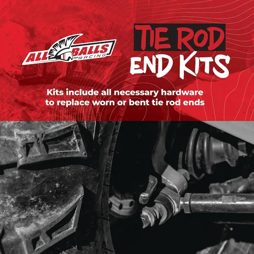 Vista 3 de All Balls Racing Kit de extremo de barra de acoplamiento compatible con/repuesto para - Outer Only Can-Am Outlander 1000 Efi 6X6 15, 51-1034