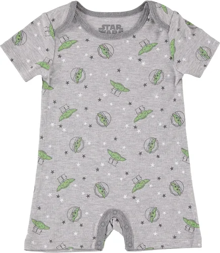 Vista 3 de STAR WARS Baby Boys Newborn Infants Snap Suit Rompers 2 Pack