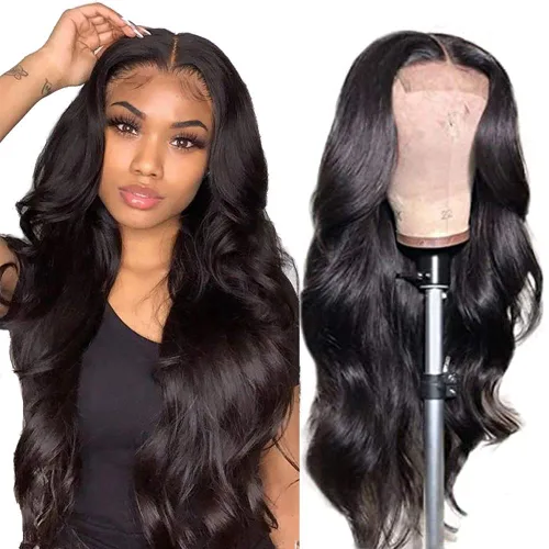Vista 17 de Pelucas de cabello humano ondulado HD de densidad 250 con encaje frontal, prearrancadas de 13 x 4, pelucas de cabello humano con baby hair, sin