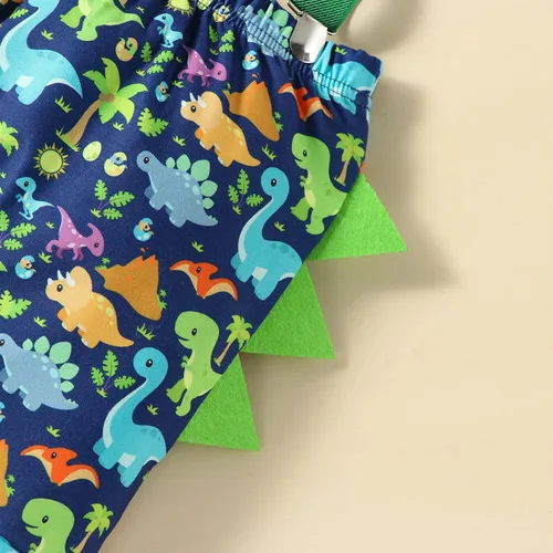 Vista 37 de Ropa divertida para el primer cumpleaños para bebé, ropa para bebé, con corbatín, mameluco, pantalones, conjunto de tirantes, trajes de pastel