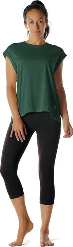 Vista 2 de icyzone - Camisetas de entrenamiento con espalda abierta para yoga