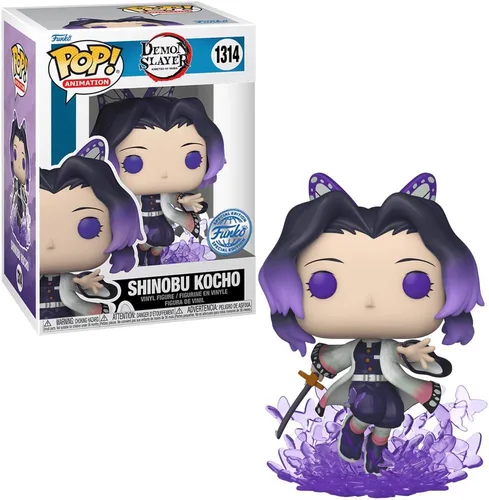 Vista 2 de Funko Pop! Animación: Demon Slayer - Shinobu Kocho Exclusivo de Tienda