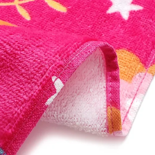 Vista 4 de Softerry Love Unicorn - Toalla de playa con diseño de arcoíris, 30 x 60 pulgadas, 100% terciopelo de algodón (30 x 60 pulgadas, rosa)