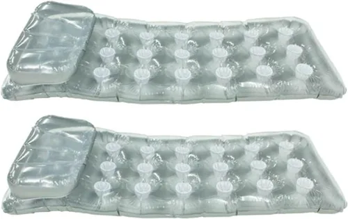 Vista 5 de Intex Colchón de 18 bolsillos Suntanner Tumbona de piscina con reposacabezas (paquete de 2) 58894EP