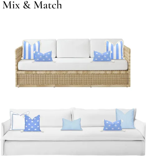 Vista 4 de Hofdeco Premium Funda de almohada lumbar para interiores y exteriores, solo para patio, 12 x 20 pulgadas, repelente al agua para patio trasero
