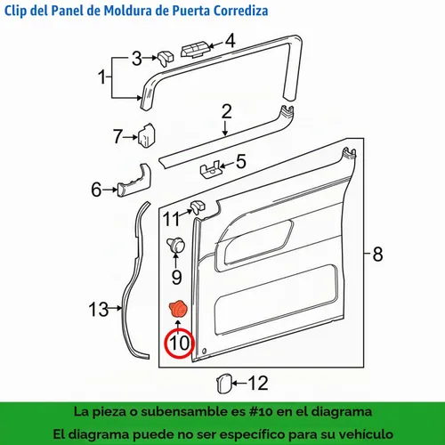 Vista 5 de 25 piezas de clip de panel de moldura de puerta 000-991-86-98 para Mercedes Benz A C CLA CLS E GL GLC GLE GLK GLS ML S SL SLC SLK Class Sprinter