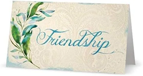 Vista 5 de Smiling Wisdom - Amistad - Tarjeta de felicitación y collar de hojas para amigos de por vida de una temporada de razones - Creciendo juntos