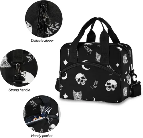 Vista 4 de CBBYY Mochila para mujer+bolsa aislante para almuerzo Combinación de viaje al aire libre