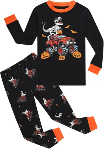 Vista 18 de Dolphin&Fish Pijamas de Niño de Manga Larga de Algodón Ropa de Niños Ropa de Dormir para Niños Pequeños