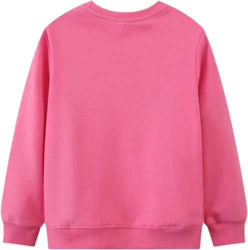 Vista 30 de Sudaderas para niñas pequeñas, cuello redondo, sin botones, de manga larga, para invierno, casual, ropa 2T-7T, Dinosaurio