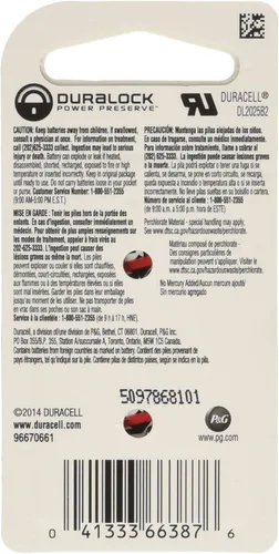 Vista 2 de Duracell Pilas de botón de moneda 2025, 2 unidades (paquete de 6)