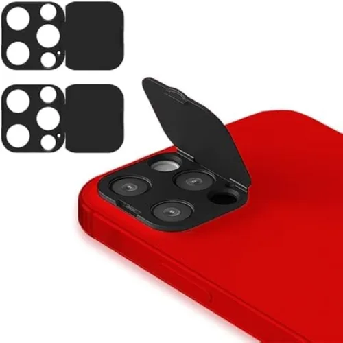 Vista 7 de Funda para lente de cámara de teléfono compatible con iPhone 11, protector de lente de cámara para proteger la privacidad y la seguridad, adhesivo