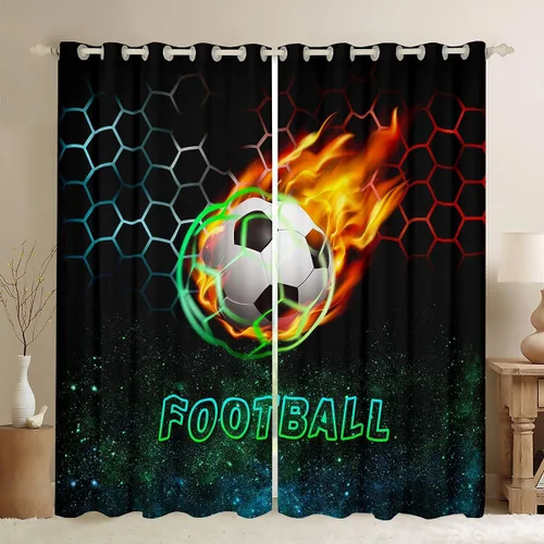 Vista 10 de Manfei Lindas cortinas de ventana con estampado de hojas de flores para niños, niñas y adultos, tratamiento de ventana de ajolote floral botánico