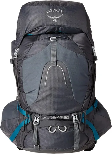 Vista 7 de Osprey Aura AG 50L Mochila de mochilero para mujer, gris Vestal, XS