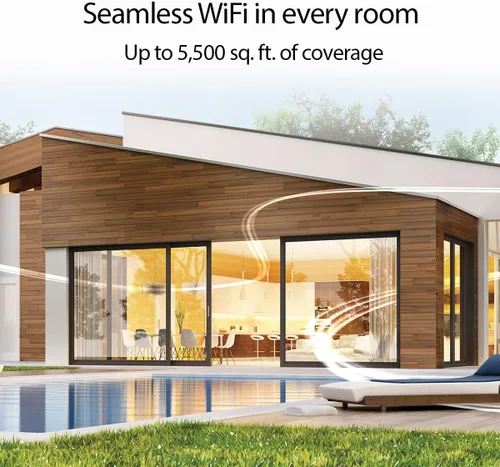 Vista 4 de NETGEAR Orbi 770 Series WiFi 7 Sistema de malla, hasta 5,500 pies cuadrados