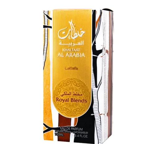 Vista 2 de Lattafa Prestige Khaltat Al Arabia para Eau de Parfum en espray unisex, 3.4 onzas