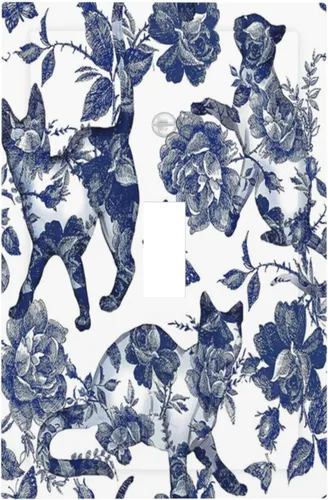 Vista 48 de Cubiertas Decorativas para Placas de Interruptor Diente de León Azul Rústico Citas Inspiradoras Casa de Campo Tablón de Madera Gris 1 Gang Cubierta