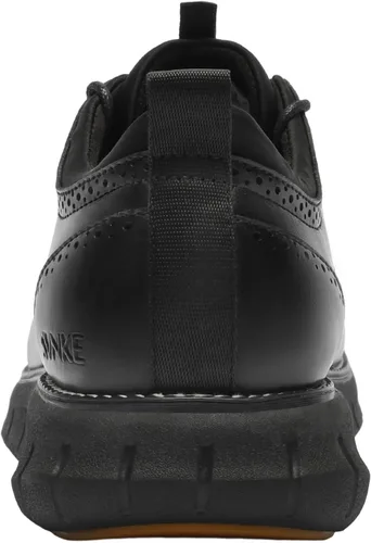 Vista 4 de SVNKE Zapatillas de vestir para hombre, zapatos casuales de moda con cordones, zapatos Oxford formales