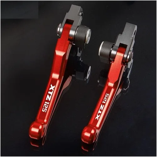 Vista 9 de DOUKI Palancas de embrague de freno de aluminio para motocross XTZ125 XTZ 125 2003-2016 2015 2014 2013 2012 2011 Motocross Dirt Bike CNC Palanca